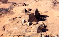 1st Place - 'Royal Necropolis of Meroe, Sudan' by B.N. Chagny
