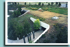 Visitor Center Entrance and Private Courtyard