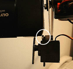 Shutter Servo Clearance