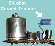 Bend trimmer leads to fit the Futaba S3003 servo case